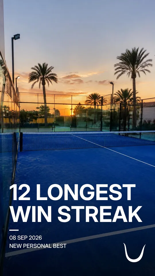 Example Raw story: longest win streak personal record